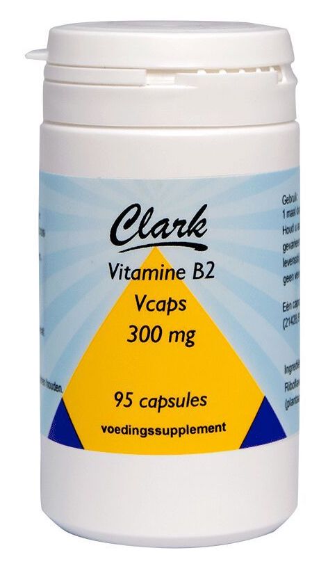Clark Vitamine B2 300mg Capsules afbeelding