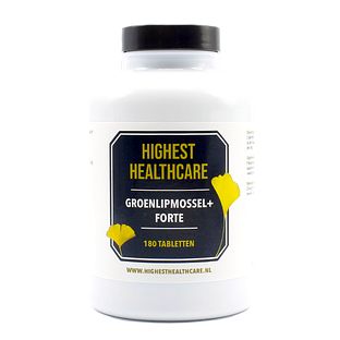 Highest Healthcare Groenlipmossel + Forte Tabletten 180TB