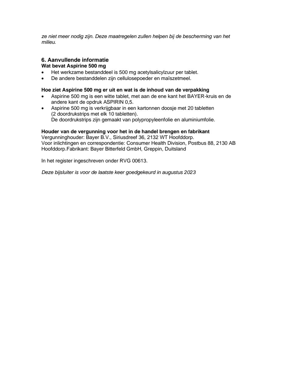 500mg Tabletten afbeelding van document #7, leaflet