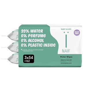 Naif Baby & Kids Water Babydoekjes 3 x 54 stuks 162ST