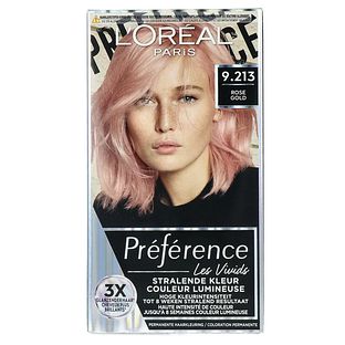 L'Oréal Paris Préférence Les Vivids 9.213 Rose Gold 1ST L'Oréal Paris Préférence Les Vivids 9.213 Rose Gold 1ST