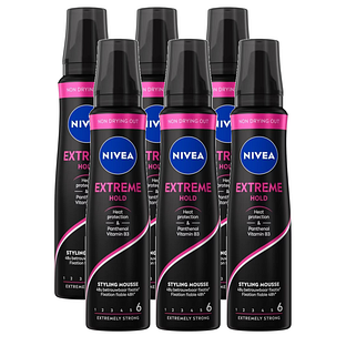 Nivea Extreme Hold Styling Mousse Voordeelverpakking 6x150ML
