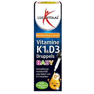 Lucovitaal Vitamine K1 + D3 Baby Druppels 14.5ML Lucovitaal Vitamine K1 + D3 Baby Druppels 14.5ML