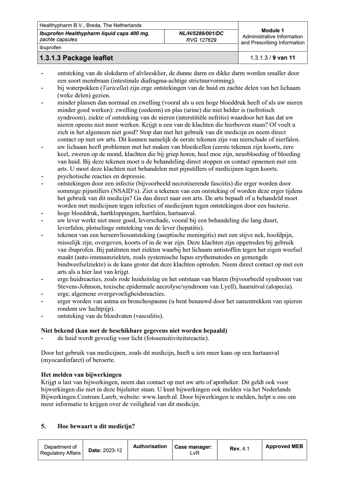 Ibuprofen 400mg Liquid Caps afbeelding van document #9, leaflet