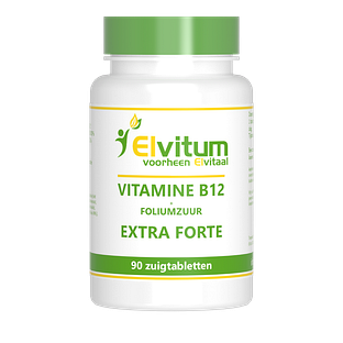 Elvitum Vitamine B 12 Extra Forte Zuigtabletten 90TB