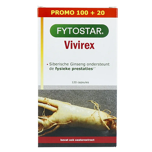 Fytostar Vivirex Oesterextract Capsules 120CP Fytostar Vivirex Oesterextract Capsules 120CP