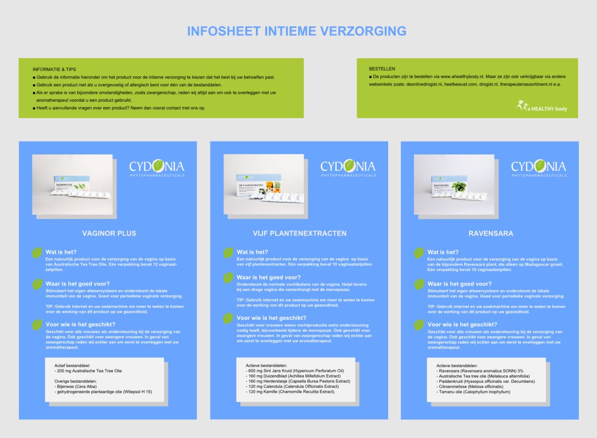 Vijf Plantenextracten Vaginaalzetpillen afbeelding van document #1, info_folder