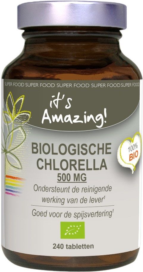 Its Amazing Chlorella 500 mg Tabletten 240TB