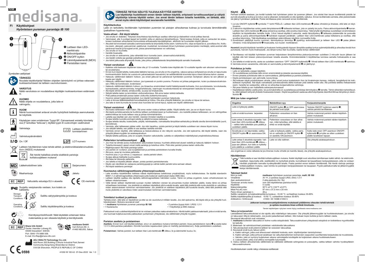 IB100 Insectenbeet Verzachter afbeelding van document #9, instructions