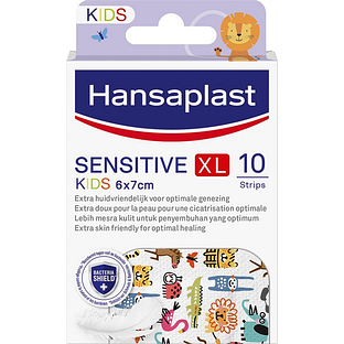Hansaplast Pleisters Kids Sensitive XL 10ST Hansaplast Pleisters Kids Sensitive XL 10ST