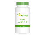 Elvitum Vegan IJzer + C Capsules 90VCP Elvitum Vegan IJzer + C Capsules 90VCP