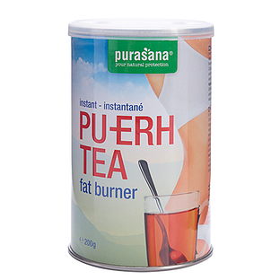 Purasana Vegan Pu-erh Thee Instant 200GR Purasana Vegan Pu-erh Thee Instant 200GR