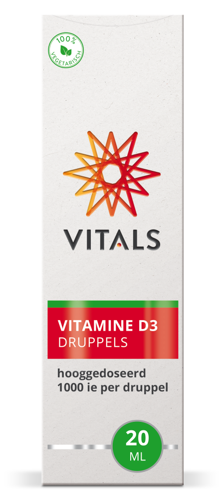 Vitals Vitamine D3 1000 IE Druppels 20ML