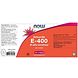 NOW E-400 D-Alpha Tocopherol Capsules 100ST
