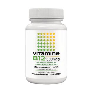 Pharmanutrics Vitamine B12 1000mcg Kauwtabletten 60KTB Pharmanutrics Vitamine B12 1000mcg Kauwtabletten 60KTB