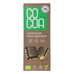 Cocoa Chocolate Hazelnuts Reep 40GR Cocoa Chocolate Hazelnuts Reep 40GR