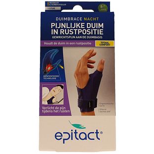 Epitact Duimbrace Nacht Links Maat L 1ST Epitact Duimbrace Nacht Links Maat L 1ST