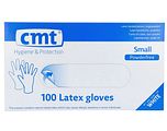 CMT Handschoenen Latex Poedervrij Naturel Small 100ST CMT Handschoenen Latex Poedervrij Naturel Small 100ST