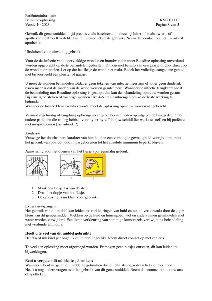 Jodium Oplossing afbeelding van document #3, leaflet