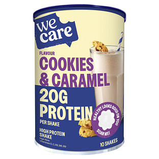WeCare Cookies & Caramel Meal Replacement Shake 340GR