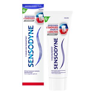 Sensodyne Gevoeligheid & Tandvlees Whitening Tandpasta 75ML Sensodyne Gevoeligheid & Tandvlees Whitening Tandpasta 75ML