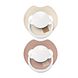 Difrax LOVI Fopspeen Dynamisch 0-6 m Prime Glow Ivory Blush 2ST