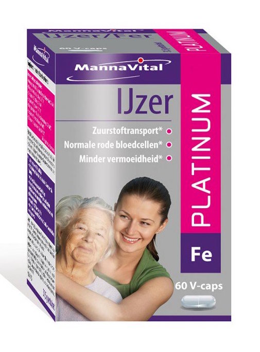 MannaVital IJzer Platinum Capsules afbeelding 1