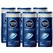 Nivea Men Cool Kick Shower Gel Voordeelverpakking 6x250ML