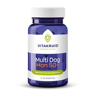 Vitakruid Multi Dag Man 50+ 100% Vegan Tabletten 30TB Vitakruid Multi Dag Man 50+ 100% Vegan Tabletten 30TB