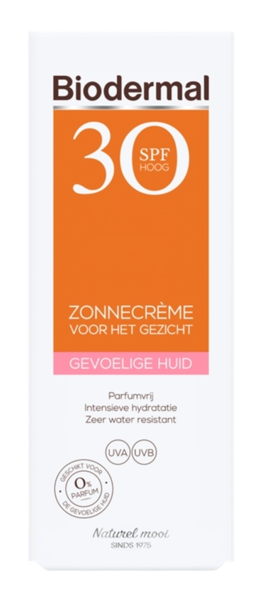 Biodermal Gevoelige Huid Zonnecr?me Gezicht SPF30