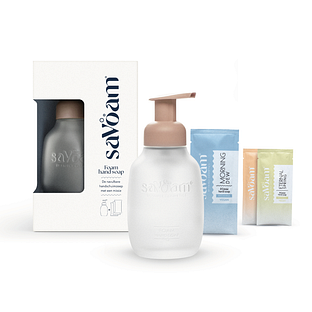 saVoam Handzeep Starterspakket Zalm 1ST saVoam Handzeep Starterspakket Zalm 1ST