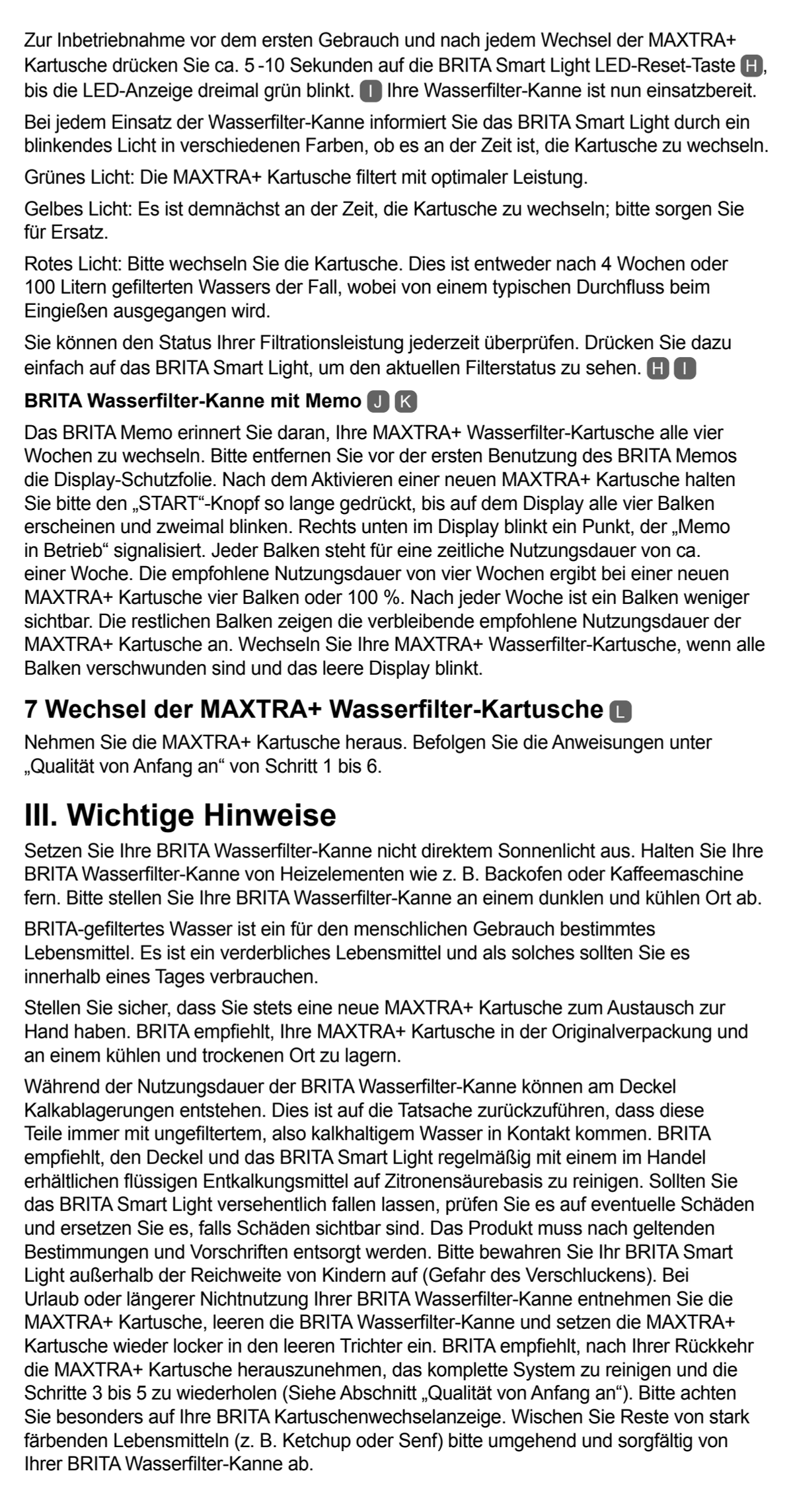 Waterfilterkan Marella Blauw XL + 1 Maxtra Filterpatroon afbeelding van document #6, instructions