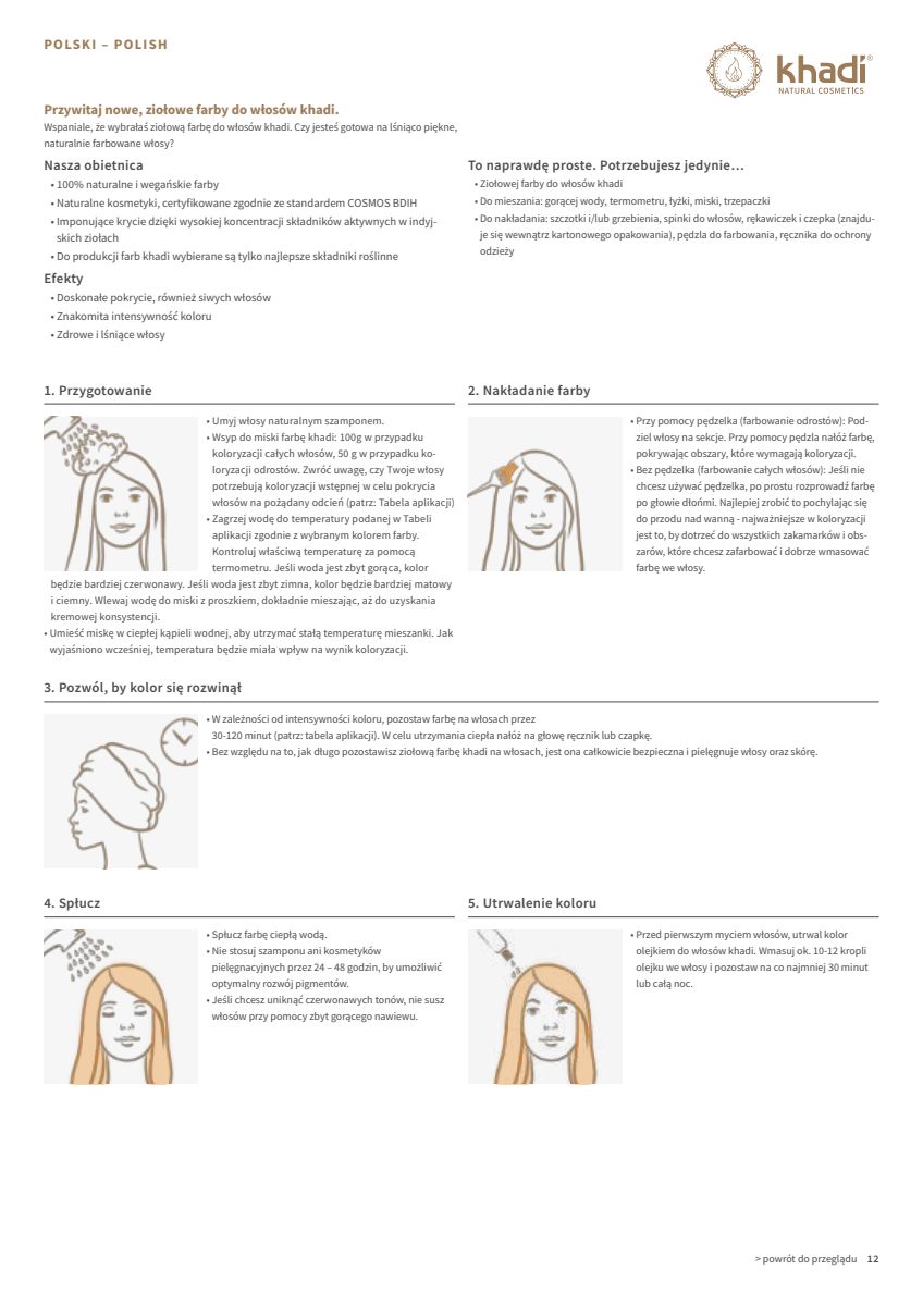 Haarverf Dark Blond afbeelding van document #12, instructions
