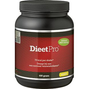 DieetPro Shake - Banaan Met Stevia 400GR
