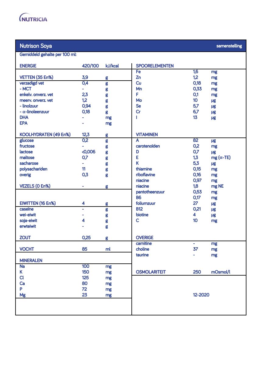 Nutrison Soya afbeelding van document #1, info_folder