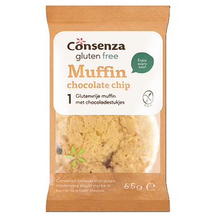 Consenza Glutenvrij Chocolate Chip Muffin 65GR