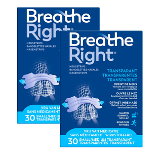 Breathe Right Neusstrips Sensitive - Small/Medium 2x30ST