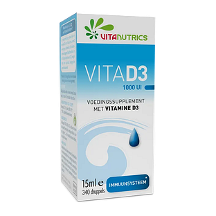 Vitanutrics VitaD3 1000UI Druppels 15ML