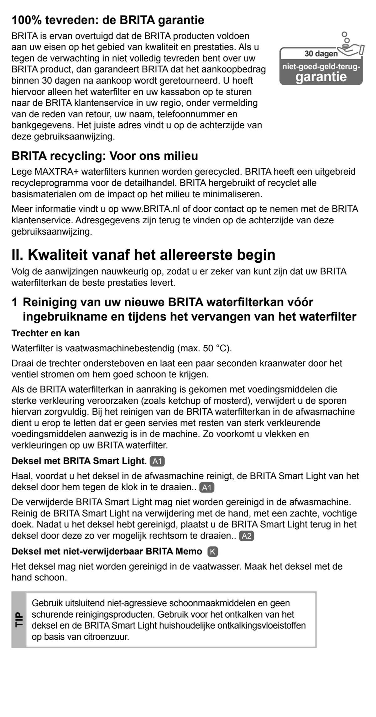 Waterfilterkan Marella Blauw XL + 1 Maxtra Filterpatroon afbeelding van document #21, instructions