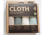 Smart Microfiber System Microvezeldoekjes Grijs 4ST