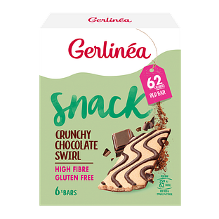 Gerlinéa Snack Crunchy Chocolate Swirl 78GR Gerlinéa Snack Crunchy Chocolate Swirl 78GR