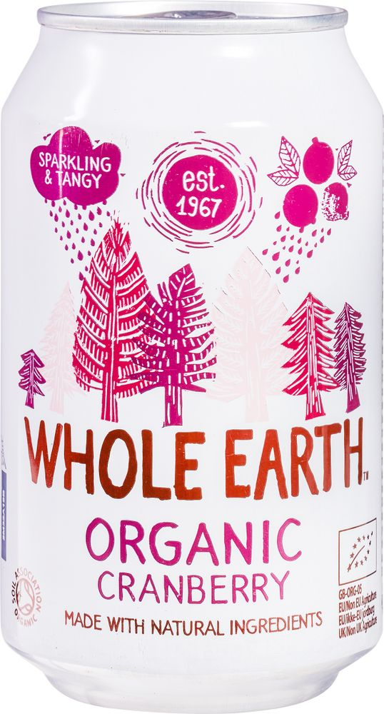 Whole Earth Organic Cranberry Soda afbeelding 1