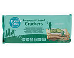 TerraSana Crackers Rozemarijn & Lijnzaad Crackers 250GR TerraSana Crackers Rozemarijn & Lijnzaad Crackers 250GR