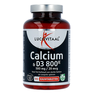Lucovitaal Calcium 500mg & D3 Kauwtabletten 90KTB