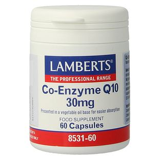 Lamberts Co-Enzym Q10 30mg Vegacapsules 60VCP Lamberts Co-Enzym Q10 30mg Vegacapsules 60VCP