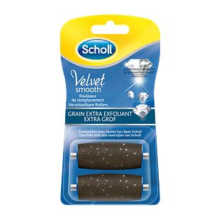 Scholl Velvet Smooth Express Pedi Rollers Extra Grof 2ST