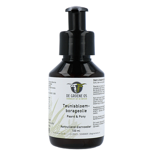 De Groene Os Teunisbloem-Borageolie Paard & Pony 100ML