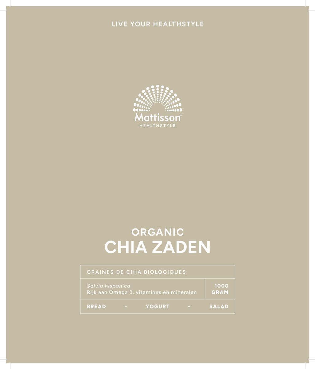 Biologische Chia Zaden afbeelding van document #1, label