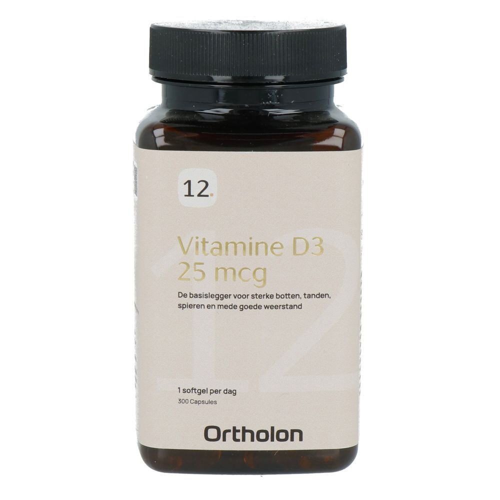 Ortholon Vitamine D3 Softgels 300SG