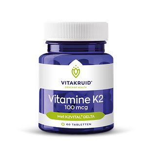 Vitakruid Vitamine K2 100 mcg Tabletten 60TB